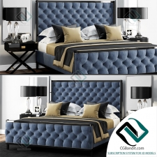 Кровать Bed LuXeo USA Kensington Queen Tufted