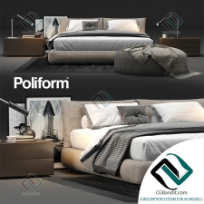 Кровать Bed Poliform Dream