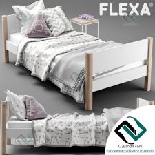 Детская кровать Children's bed FLEXA SINGLE