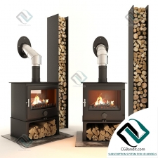 Камин Fireplace Firewood 02