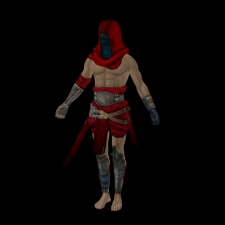 Warrior low-poly