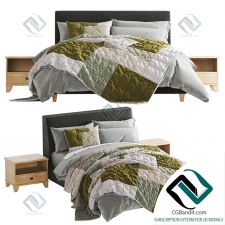 Кровать Bed Upholstered 02
