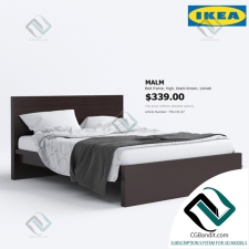 Кровать Bed IKEA Malm