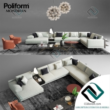 Диван Sofa Poliform Mondrian