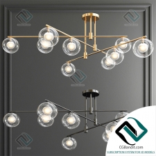 Подвесной светильник Orb Glass Shade Chandelier