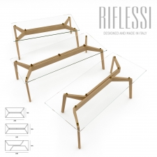 Riflessi Glide Table Set