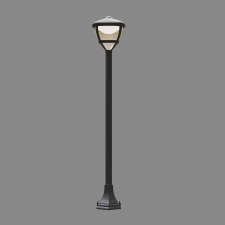 Уличный светодиодный светильник на столбе Elektrostandard GL LED 3001F Gala F