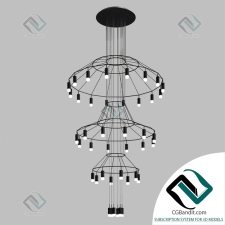 Подвесной светильник Hanging lamp Vibia Wireflow 0315