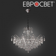 Подвесная люстра с хрусталем Eurosvet 10080/12 Crystal