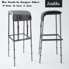 Bar Stools by Jacques Adnet
