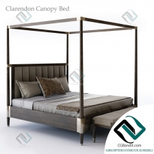Кровать Bed Bernhardt Clarendon Canopy