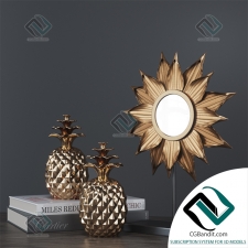 Декоративный набор Decor set Dantone Home mirror Sun