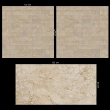 Treavertine Tile Floor (no plugin) + Texture