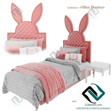 Детская кровать Children's bed Мiss Bunny EFI Concept Kid