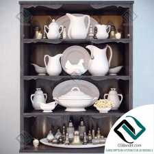 посуда dishes Decor Shelf 02