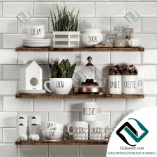 Мелочь для кухни Small things for the kitchen Decorative set