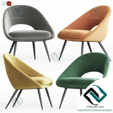 Кресло Armchair Rendle Modern Partially Open Accent