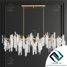 Подвесной светильник Shiro-Noda Cluster Horizontal Chandelier