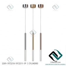 Подвесной светильник Hanging lamp Favourite 2209-1P, 2210-1P, 2211-1P, Cylindro