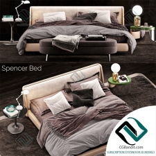 Кровать Bed Minotti Spencer 13