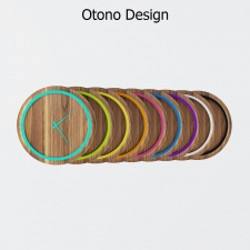 Farbrnfroh clocks Otono design