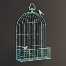 GRAMERCY HOME - METAL BIRDCAGE CARD 1/0248