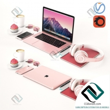 Электроника Electronics Workplace Rose MacBook