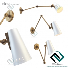 Бра Sconce Antonio Adjustable Two Arm Wall Lamp