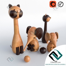 Игрушки Toys made of wood