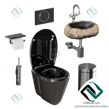 Декор для санузла Bathroom set 18