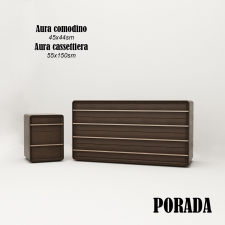 Porada Aura cassettiera, Aura comodino