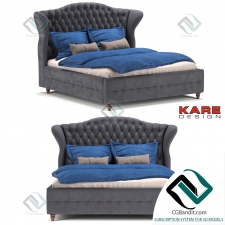 Кровать Bed Kare Design City Spirit Darkgrey