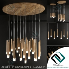 Подвесной светильник Ash pendant lamp with LED lamp