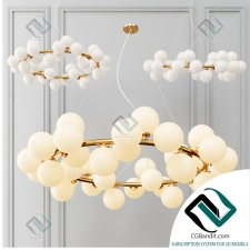 Подвесной светильник MILK BUBBLE ROUND CHANDELIER