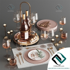 посуда dishes Table setting 18