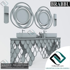 Koi Double Washbasin, мебель для санузла