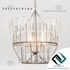 Подвесной светильник Potterybarn French bottle chandelier