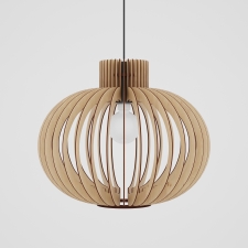 Scandinavian style wooden hanging lamp BOTEH