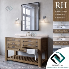 MERCANTILE EXTRA-WIDE SINGLE VANITY SINK