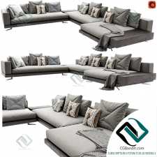 Диван Sofa Minotti White Arrangement 22