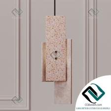 Подвесной светильник Hanging lamp Remodern Bentu Terrazzo