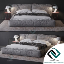 Кровать Bed bonaldo fluff