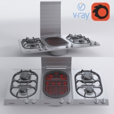 Gaggenau KG260+VR230 Gas Cooktop