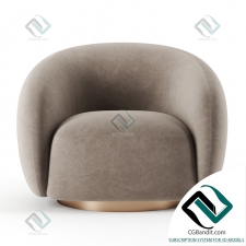 Кресло Armchair SWIVEL CHAIR BRICE Eichholtz