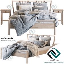 Кровать BedBJORKSNAS Ikea
