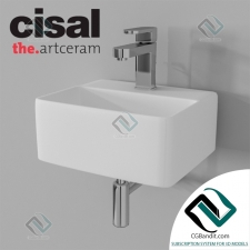 раковина washbasin Artceram Quadro Mini