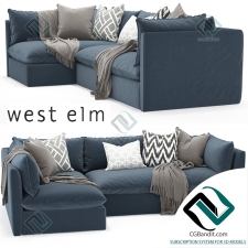 Диван Sofa west elm Shelter Sectional