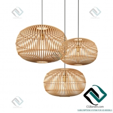 Подвесной светильник Hanging lamp Globe Wooden