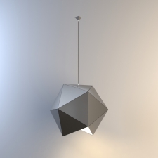 геометрический потолочный светильник