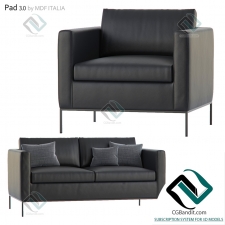 Диван Sofa Pad 3.0 MDF Italia